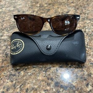 Ray-Ban Brown Sunglasses with Black Case